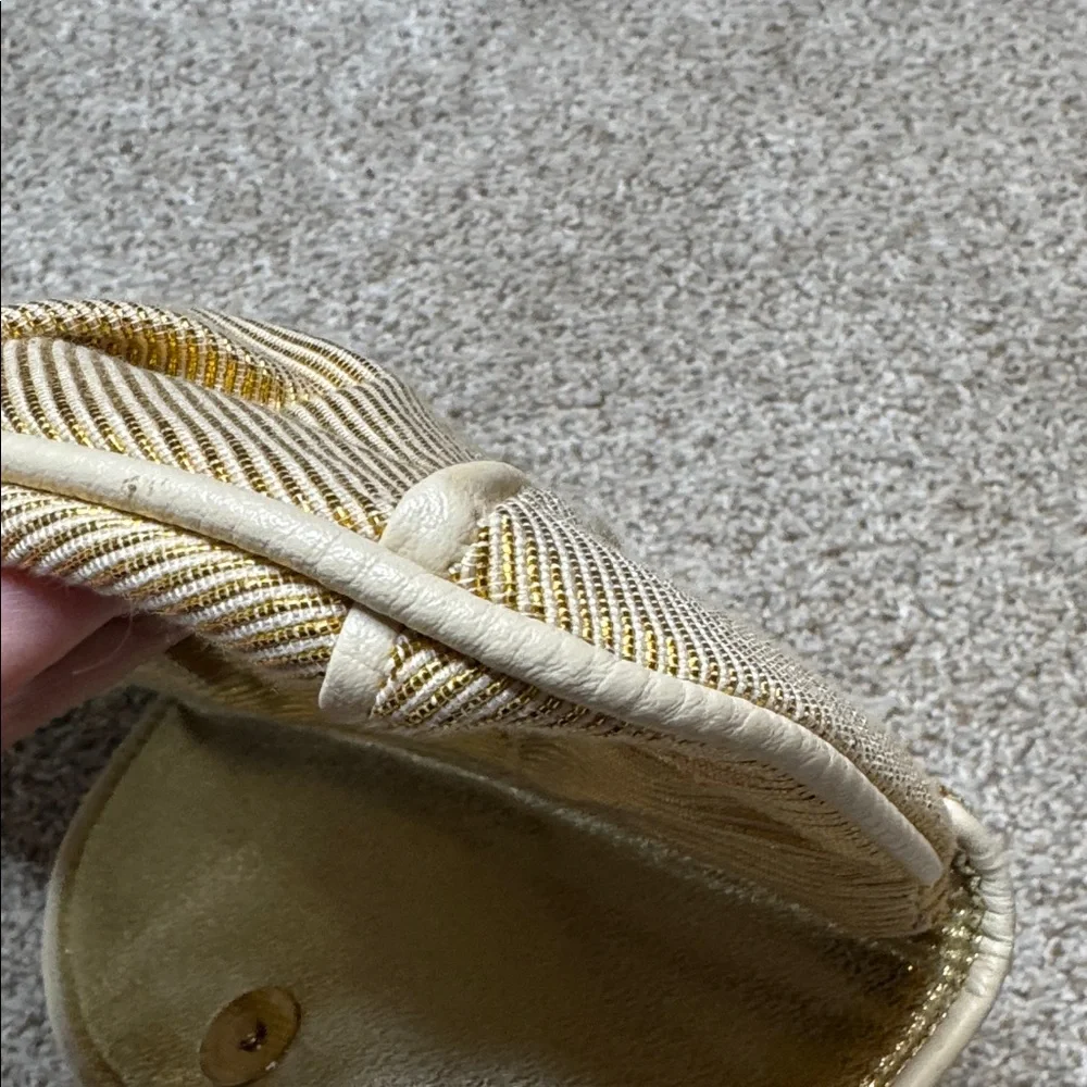Loeffler Randall for Target Gold Metallic Rosette Wristlet Clutch
